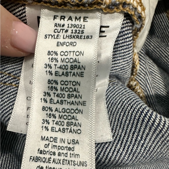 Frame Denim Classic Le High Skinny Blue Jeans Size 28 - Picture 9 of 9